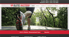 Desktop Screenshot of elitemotion.com